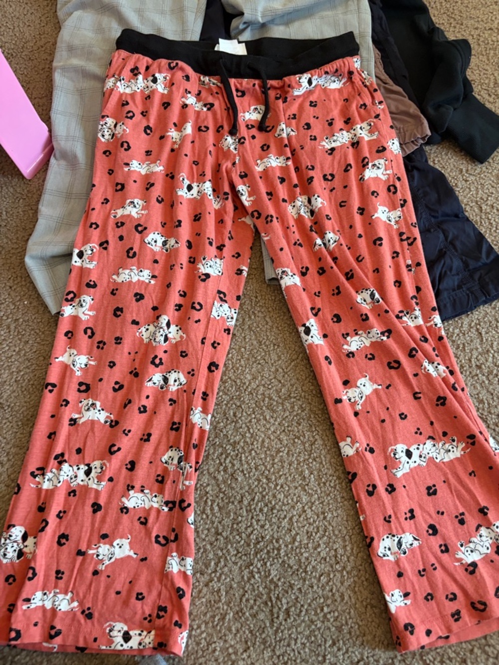 CB1 Munki Munki Bamboo PJ Pants, Women’s Md (capri), 101 Dalmatians